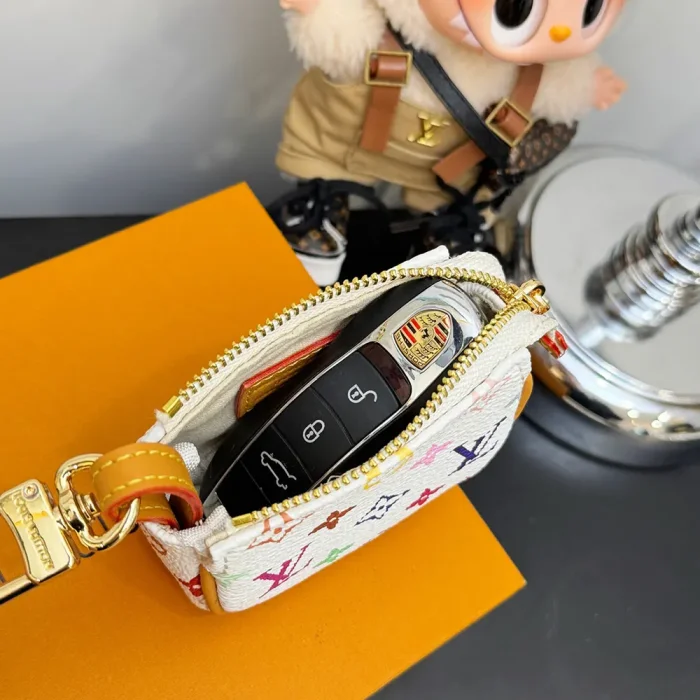 Louis Vuitton LV Unisex LV x TM Micro Pochette Monogram Multicolor-White