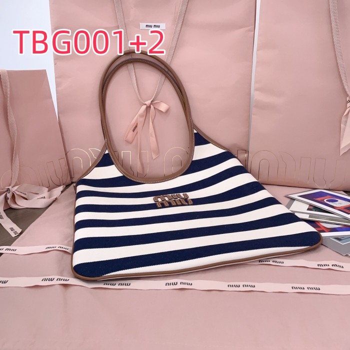 TBG001  Miu's new Isetan limited edition navy style tote bag  5BG231