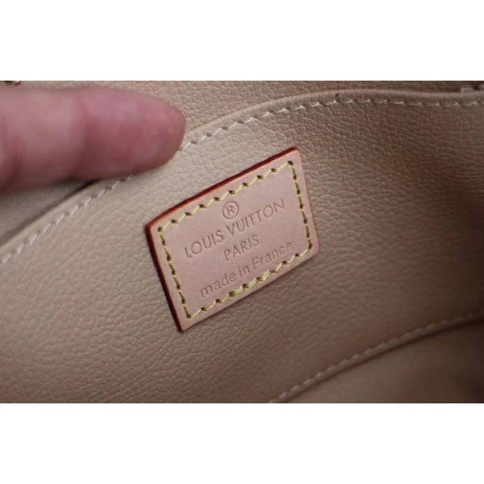 Louis Vuitton LV Women Cosmetic Pouch in Monogram Canvas-Brown