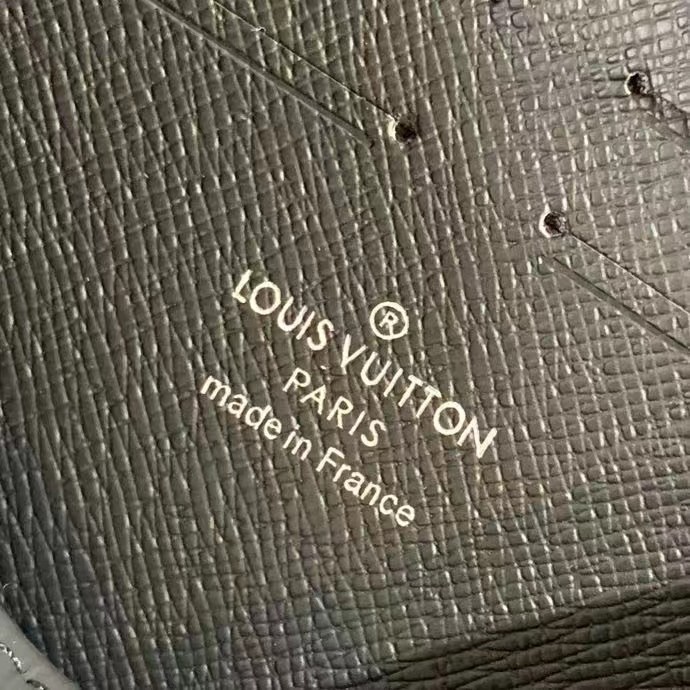 Louis Vuitton LV Unisex Pochette Voyage MM Black Grey Damier Graphite Coated Canvas