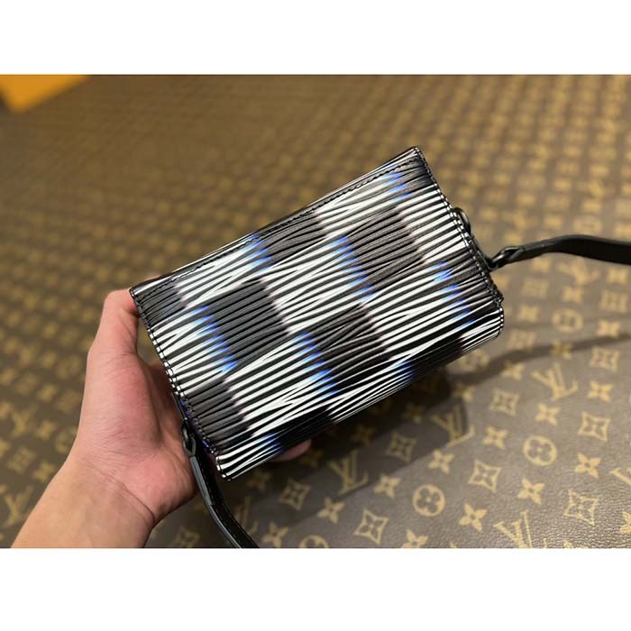 Louis Vuitton LV Unisex Steamer Wearable Wallet Blue Moon Damier Rush Epi XL Leather Cowhide-Leather