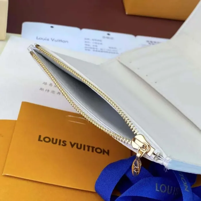 Louis Vuitton LV Unisex Capucines Compact Wallet-White M11363