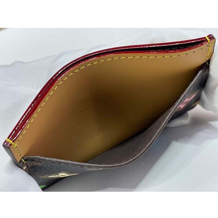 Louis Vuitton Unisex LV Card Holder Chocolate Monogram Craggy Coated Canvas M83348