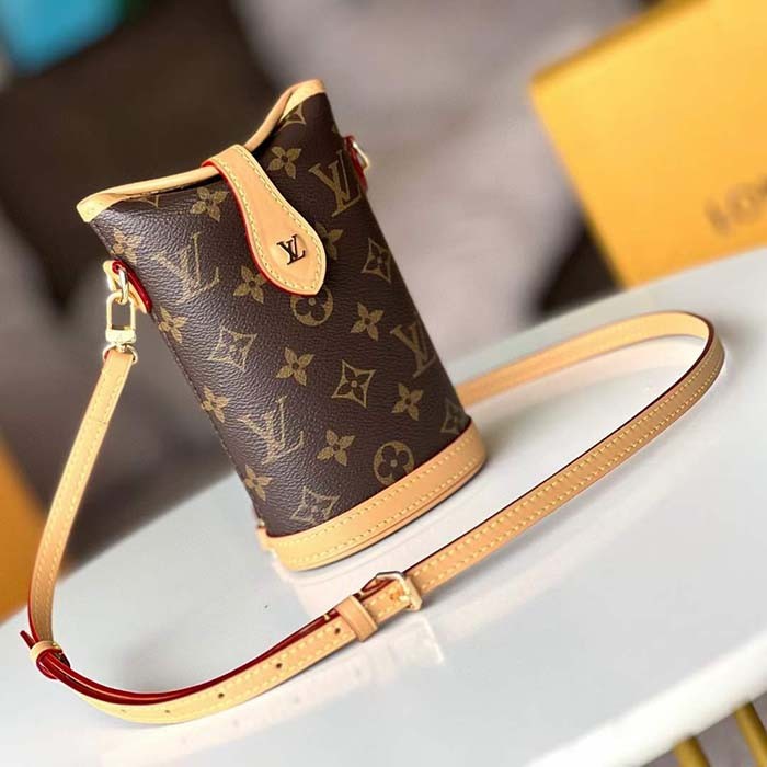 Louis Vuitton LV Unisex Fold Me Pouch Monogram Coated Canvas M80874