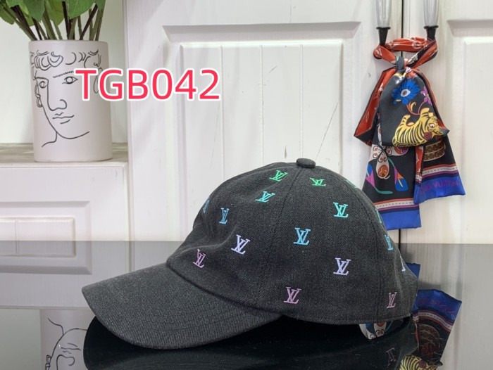 TGB042 LV BLASON SHADING DENIM Hat m7974L
