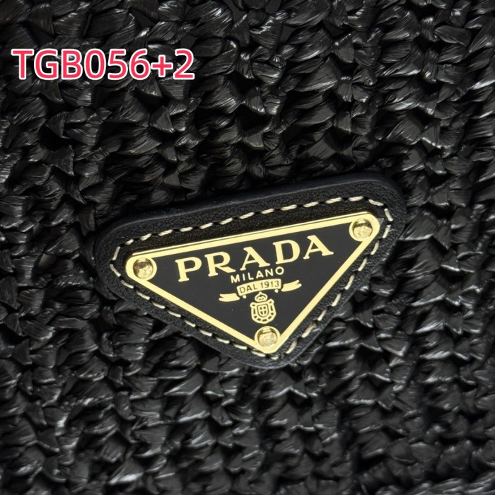 TGB056 PRADA woven bucket bag 1BE068