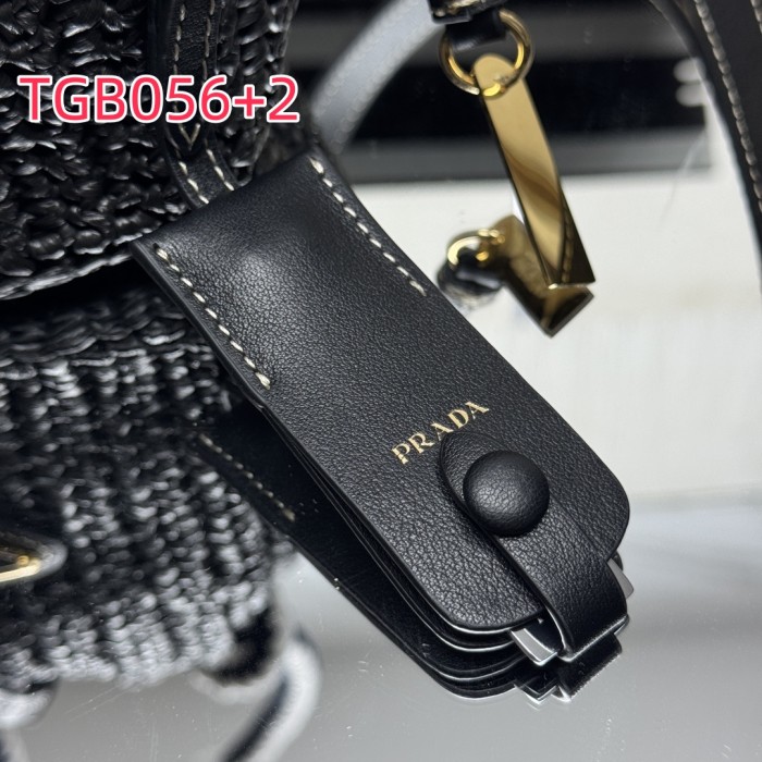 TGB056 PRADA woven bucket bag 1BE068