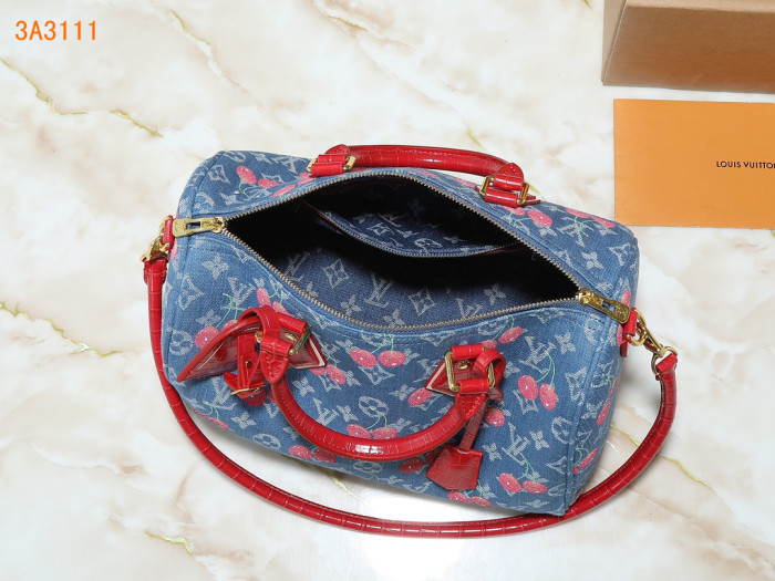 3A Quality M40391 Speedy Soft 30 Monogram Denim