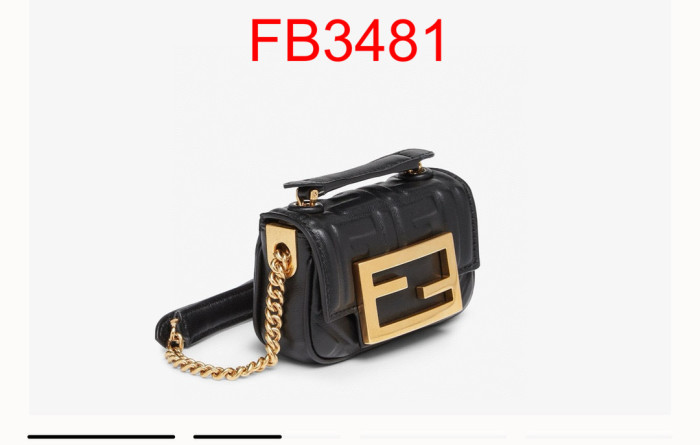 FB3481 NANO BAGUETTE Super Mini Bag