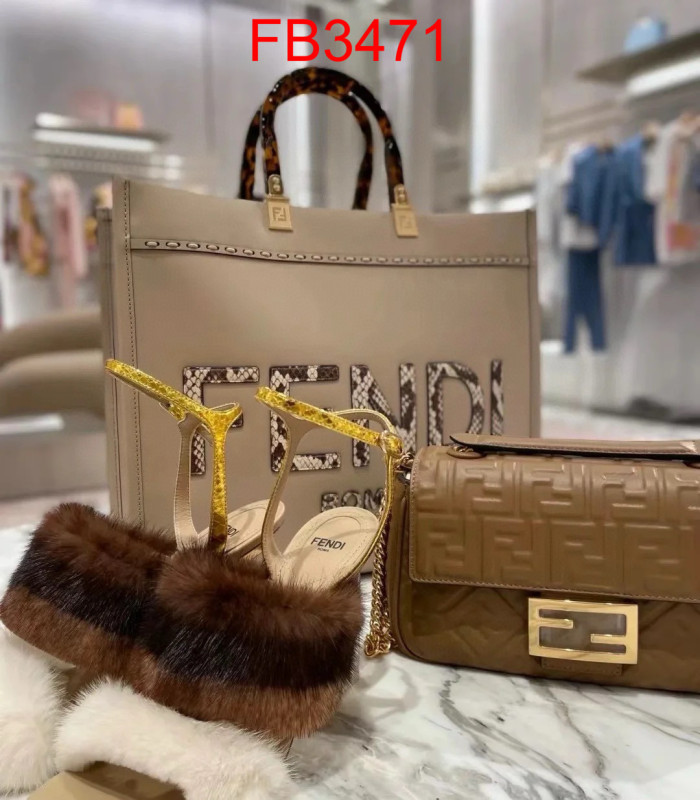 FB3471 sheepskin handbag