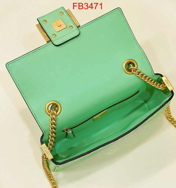 FB3471 sheepskin handbag