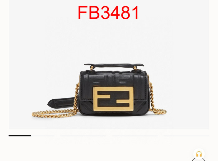 FB3481 NANO BAGUETTE Super Mini Bag