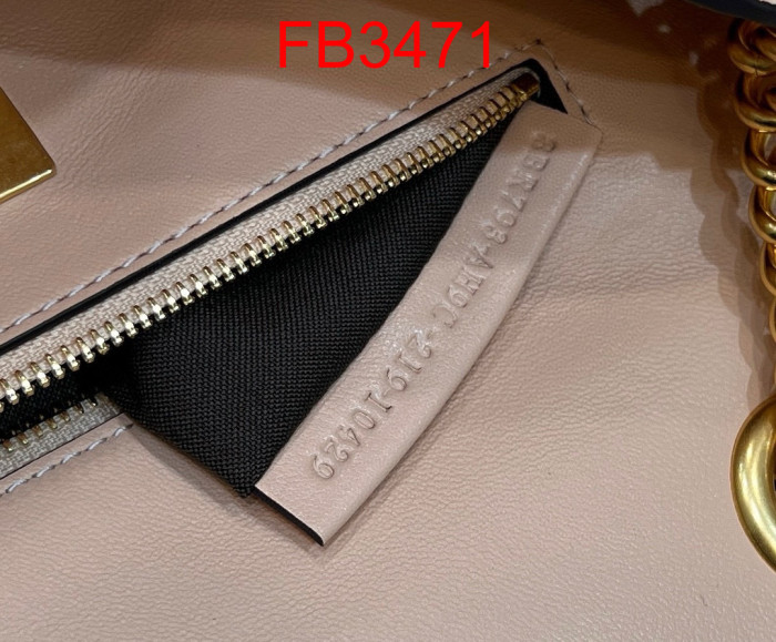 FB3471 sheepskin handbag