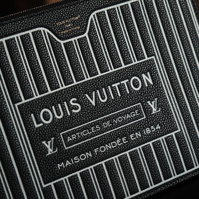 NEVERFULL INSIDE OUT MM - BLACK & TAN