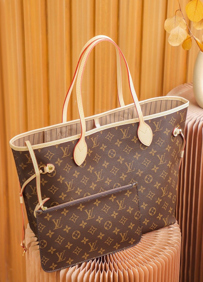 NEVERFULL MM - CHERRY & ROSE BEIGE
