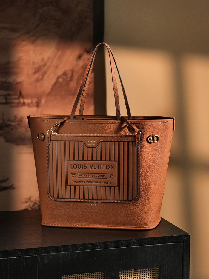 NEVERFULL INSIDE OUT MM - BLACK & TAN