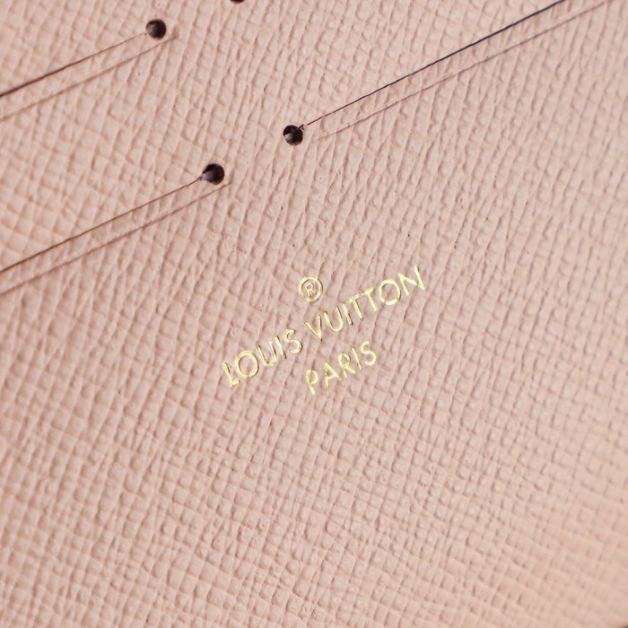 POCHETTE FELICIE BROWN & WHITE CANVAS & BROWN MONGRA