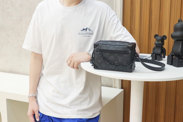 MINI SOFT TRUNK - BLACK & BROWN