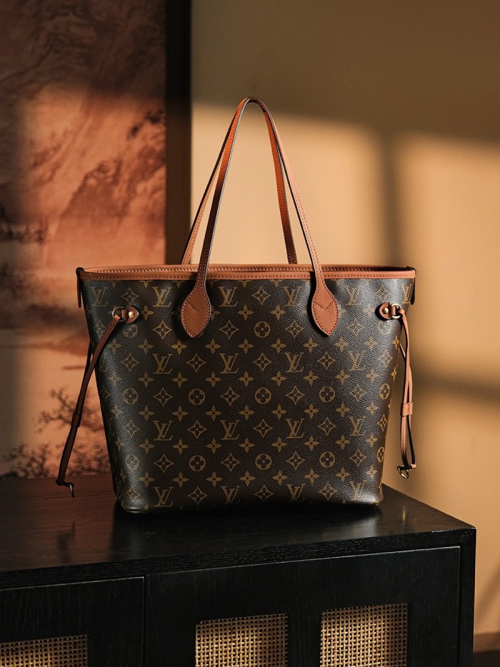 NEVERFULL INSIDE OUT MM - BLACK & TAN