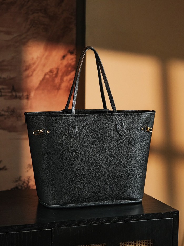 NEVERFULL INSIDE OUT MM - BLACK & TAN