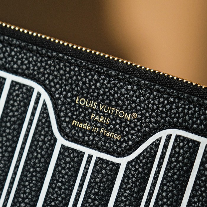 NEVERFULL INSIDE OUT MM - BLACK & TAN