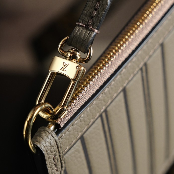 NEVERFULL BANDOULIERE INSIDE OUT BB - BLACK & Rose & DARK FANGO