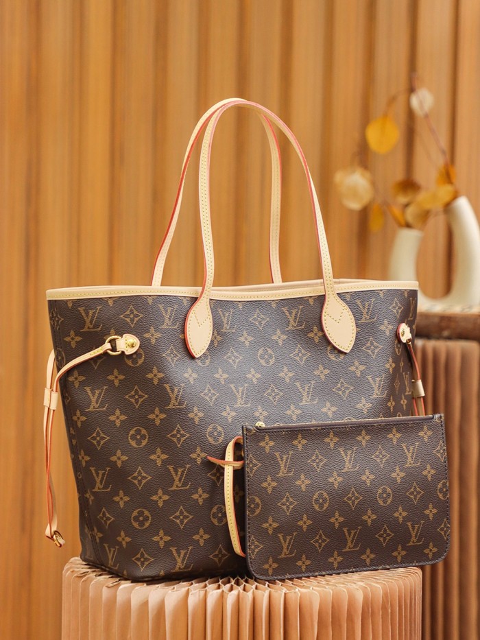 NEVERFULL MM - CHERRY & ROSE BEIGE