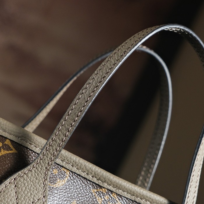 NEVERFULL BANDOULIERE INSIDE OUT BB - BLACK & Rose & DARK FANGO