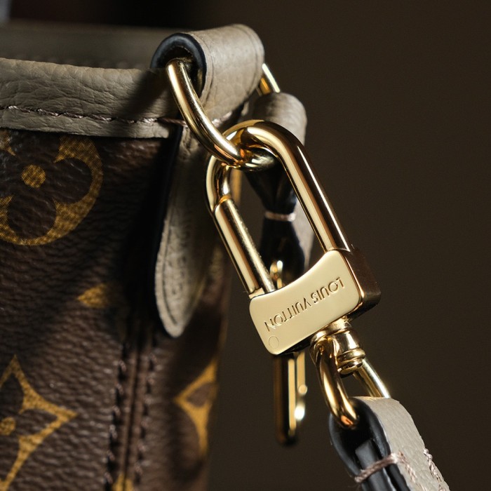 NEVERFULL BANDOULIERE INSIDE OUT BB - BLACK & Rose & DARK FANGO