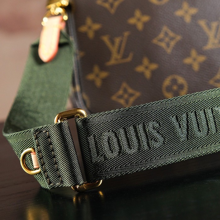 MULTI POCHETTE ACCESSOIRES - LIGHT PINK & KHAKI