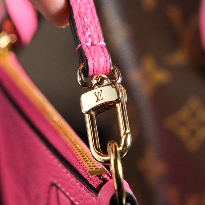 NEVERFULL BANDOULIERE INSIDE OUT BB - BLACK & Rose & DARK FANGO