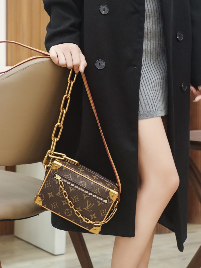 MINI SOFT TRUNK - BLACK & BROWN