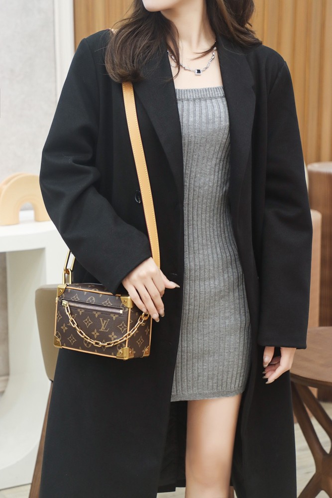 MINI SOFT TRUNK - BLACK & BROWN