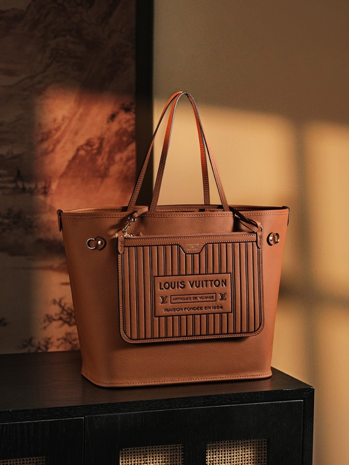 NEVERFULL INSIDE OUT MM - BLACK & TAN