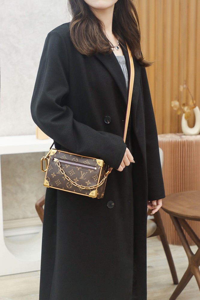 MINI SOFT TRUNK - BLACK & BROWN