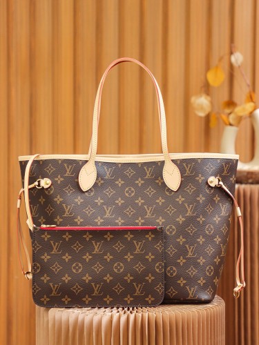 NEVERFULL MM - CHERRY & ROSE BEIGE