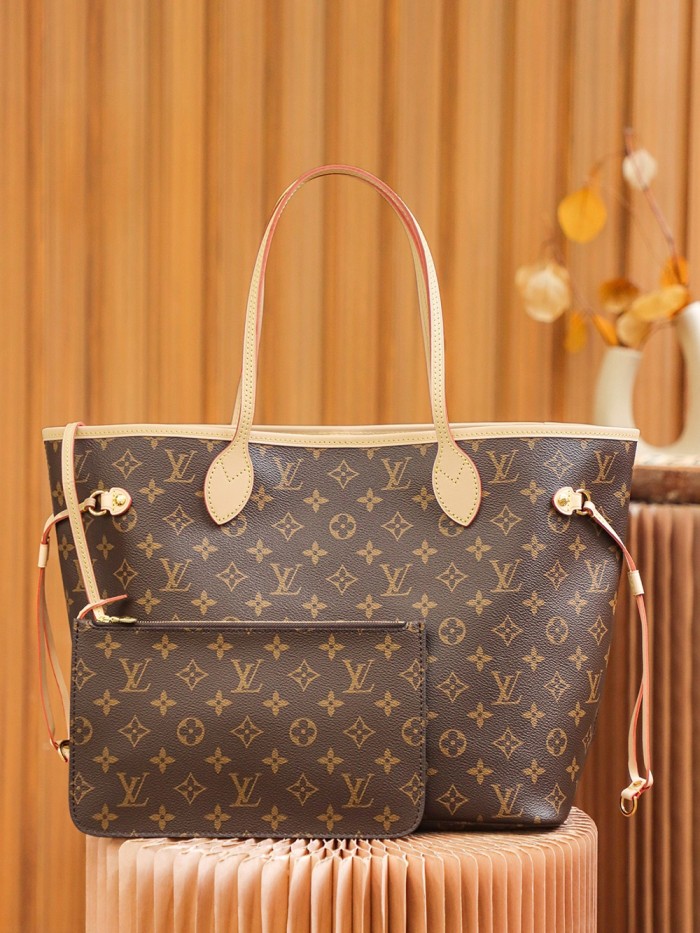 NEVERFULL MM - CHERRY & ROSE BEIGE