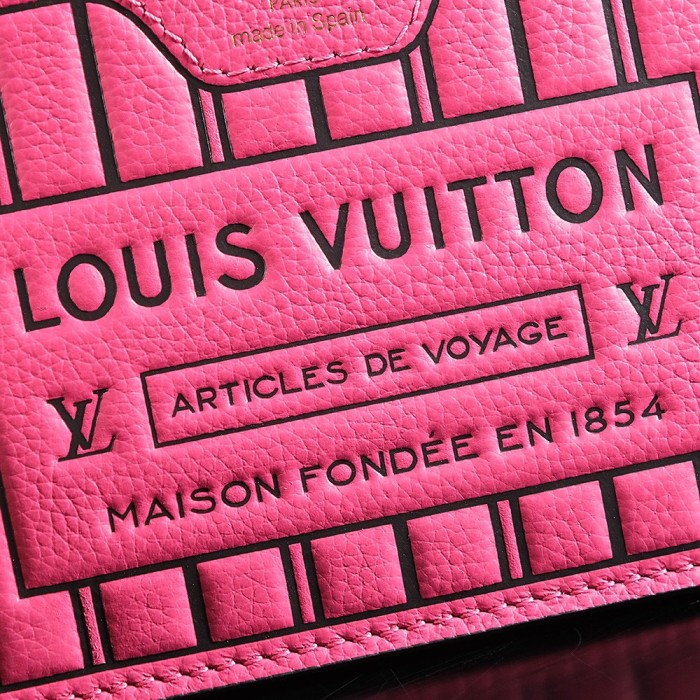 NEVERFULL BANDOULIERE INSIDE OUT BB - BLACK & Rose & DARK FANGO