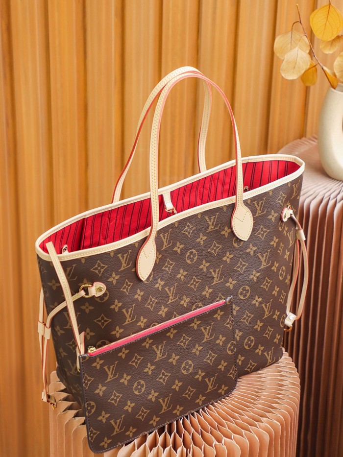 NEVERFULL MM - CHERRY & ROSE BEIGE