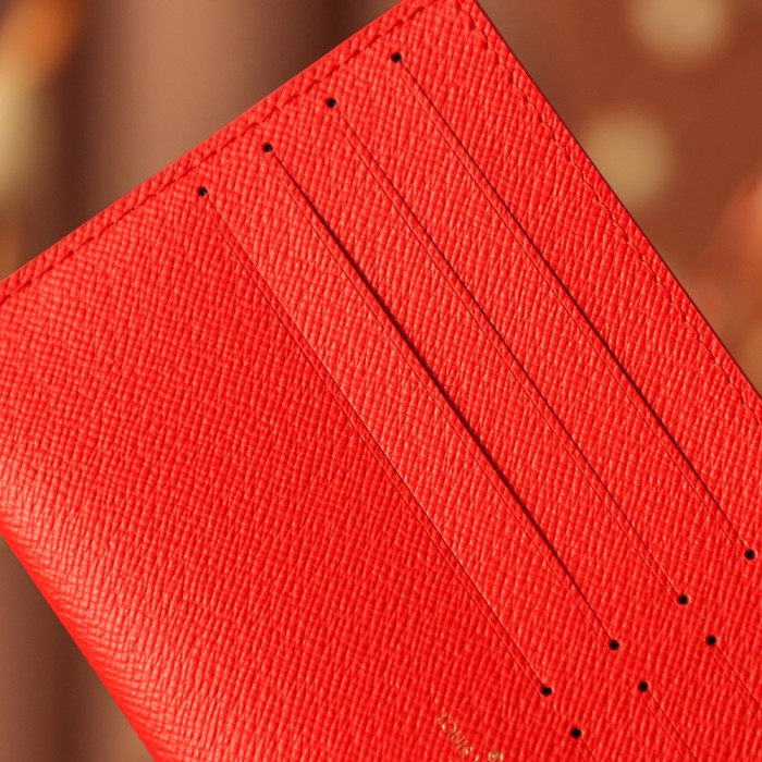 POCHETTE FELICIE BROWN & WHITE CANVAS & BROWN MONGRA