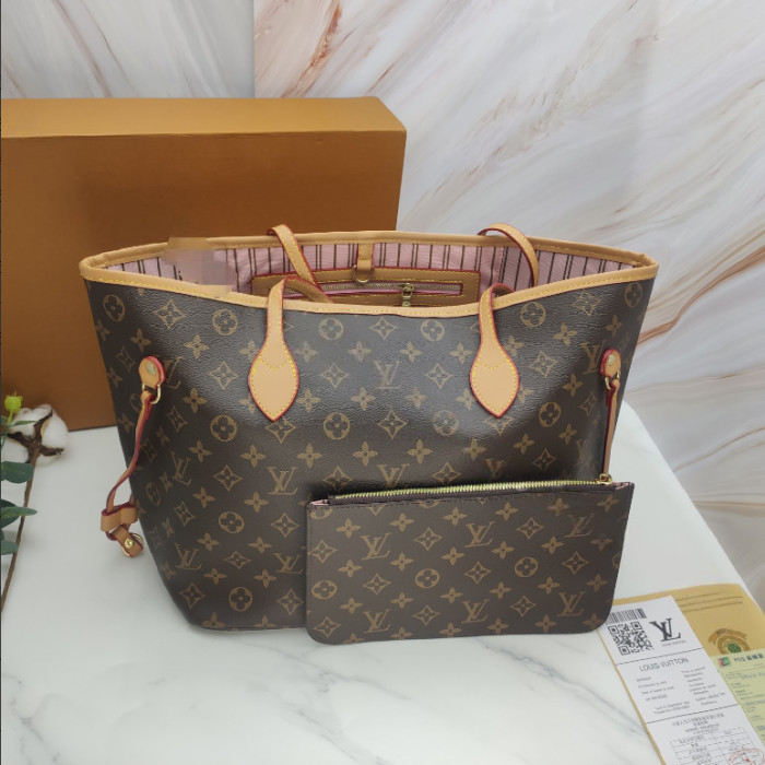 Neverfull MM - WhiteRed & YellowPink