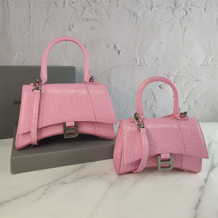 Hourglass Handbag RoseRed-XS & RoseRed-S & ForestGreen-S & Orange-S & HazeBlue-XS & HazeBlue-S & Pink-XS & DarkGrey-XS