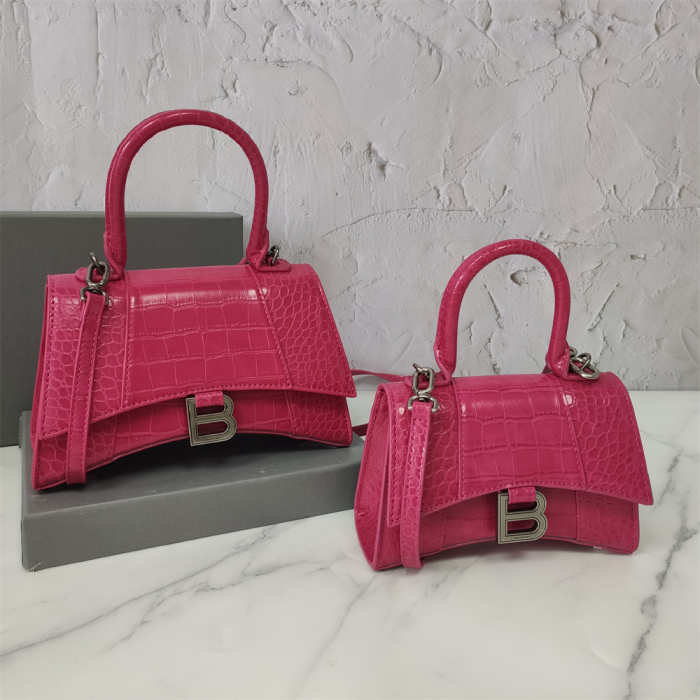 Hourglass Handbag RoseRed-XS & RoseRed-S & ForestGreen-S & Orange-S & HazeBlue-XS & HazeBlue-S & Pink-XS & DarkGrey-XS