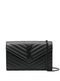 CLASSIC CASSANDRE CHAIN WALLET AllBlack & BlackGold & BeigeGold & LAMBSKIN AllBlack