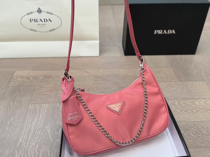 Re-Edition 2005-2008 Re-Nylon Black-Chain & Khaki-Chain & Rose-Chain