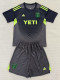 25-26 Austin FC Black GoalKeeper Kids Soccer Jersey