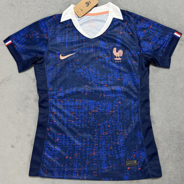 25-26 France Home Women Soccer Jersey (女)
