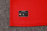 25-26 Man Utd Red Tank top and shorts suit #D2541