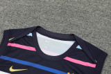 24-25 France Black Tank top and shorts suit