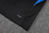 25-26 Man Utd Black Half Pull Tracksuit #B2538(半拉链)